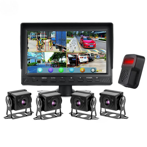 VisionGrid 360° – Advanced 4‑Camera Truck Safety System