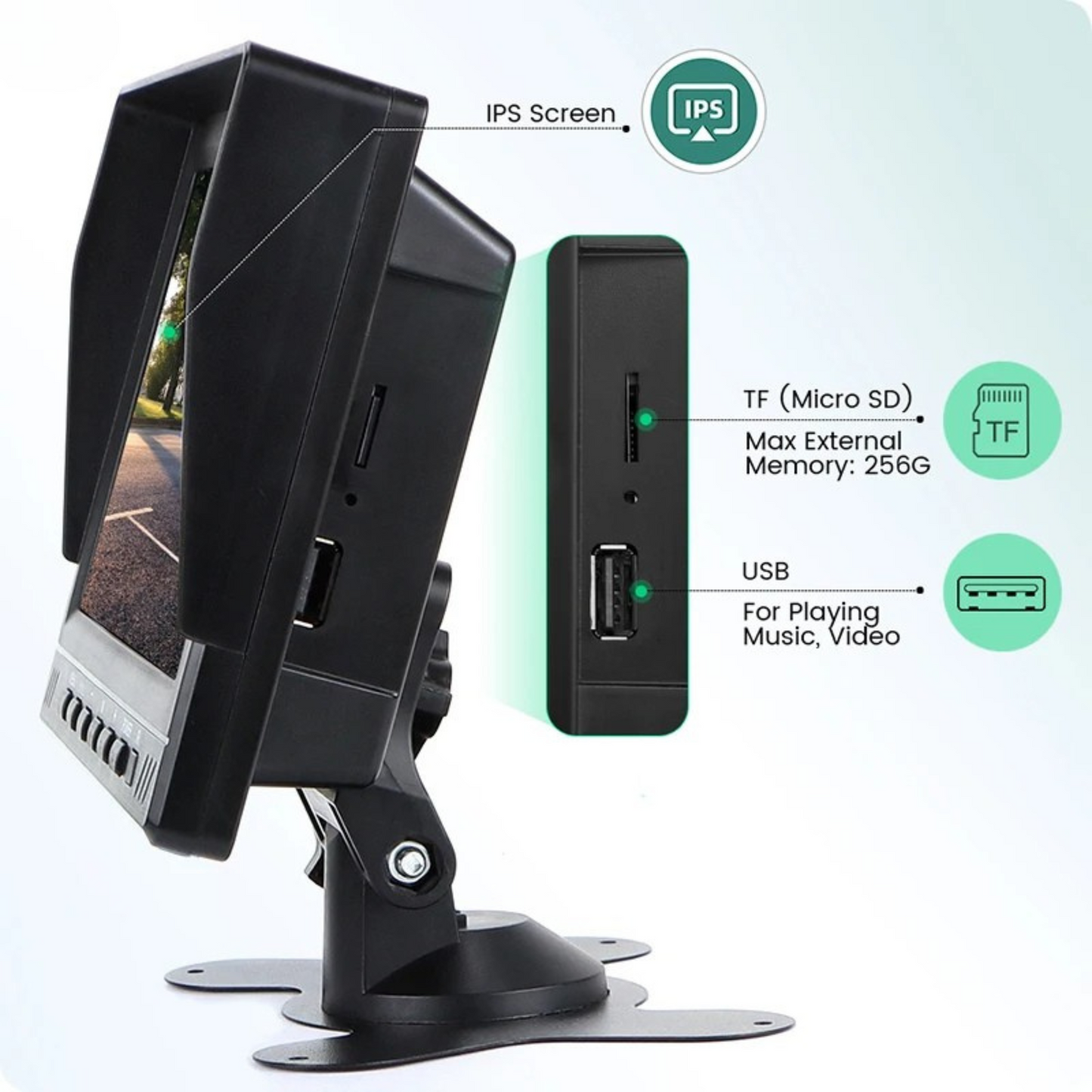 VisionGrid 360° – Advanced 4‑Camera Truck Safety System